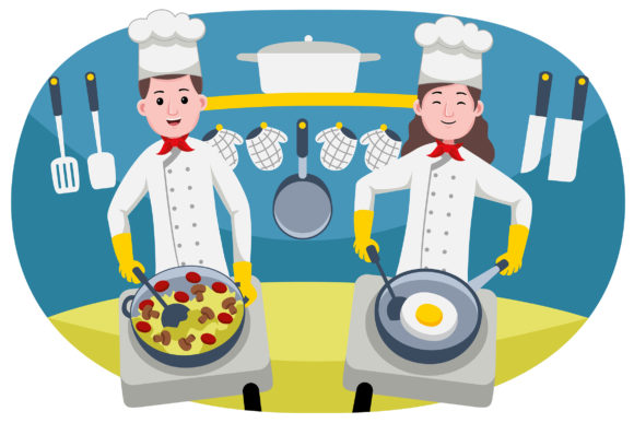 Chefs Couple Profession: Creative Design Made Effortless