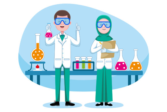 Chemist Working in Lab: A Versatile Visual Resource for Science Communication