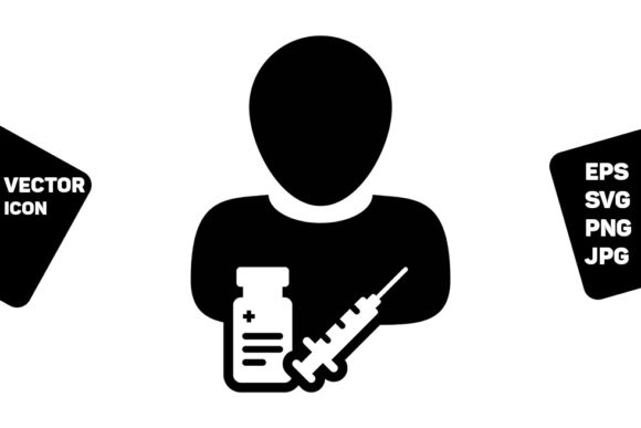 Hospital Icon Vector Vaccine Syringe: A Versatile Visual Asset for Medical and Healthcare Design Projects