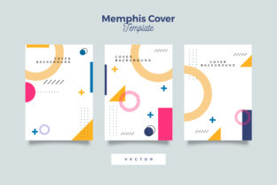 Memphis Geometric Cover Design Template: A Trendsetting Solution for Modern Visual Communication