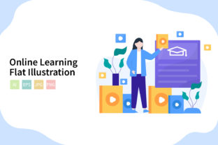 Online Learning Flat Vector Illustration: Visual Storytelling for the Modern Learner