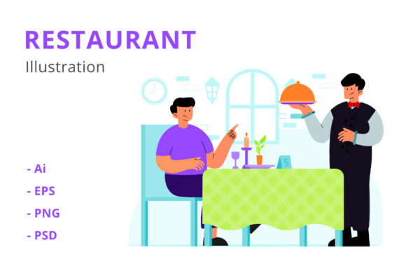 Restaurant Illustration: Versatile Visual Solutions for Modern Businesses