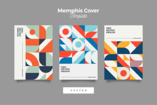 Retro Geometric Cover Design Template: A Versatile Tool for Modern Design Needs
