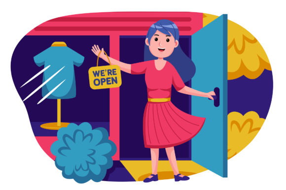 Shopping Vector Illustration 08: Flexible Design for Modern Visual Projects