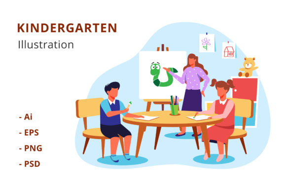 Strategic Value of Kindergarten Illustration in Visual Communication