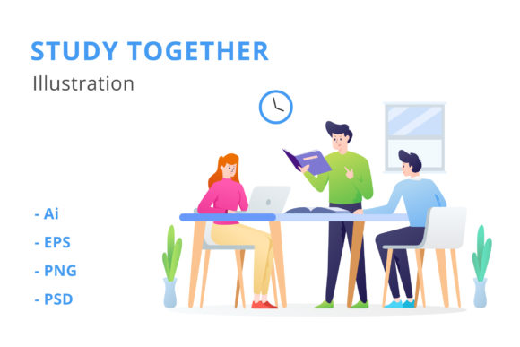 Study Group Illustration: Flexible Visuals for Any Project