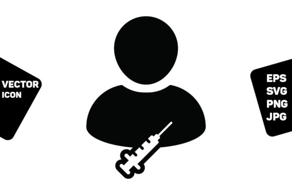 Vaccination Icon Vector Vaccine Syringe: A Versatile Visual Tool for Medical and Healthcare Design
